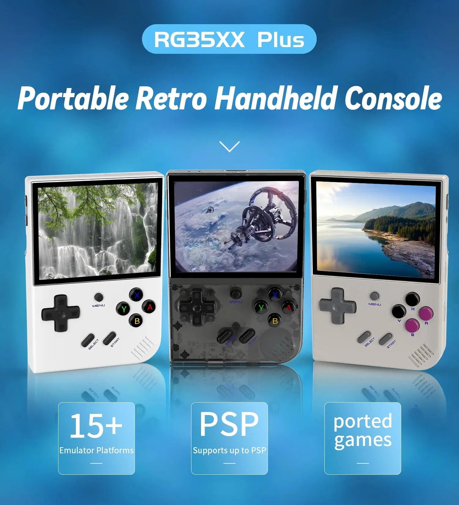 Console Portable Retrogaming - ANBERNIC RG35XX PLUS | GoSilv Gaming