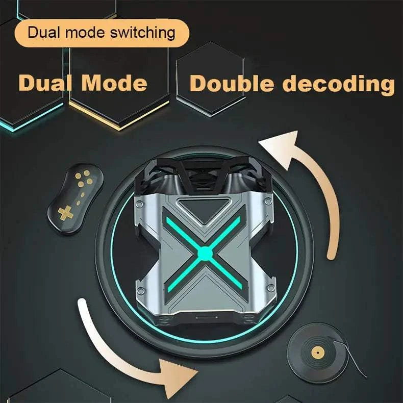 Écouteurs Gaming K89 noir mat avec son 3D, micro HD et faible latence pour gamers mobiles
