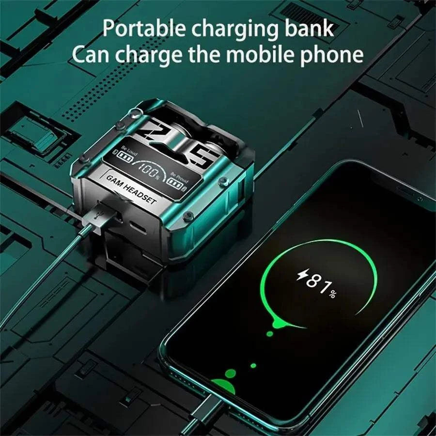 Ecouteurs Gaming - M25 légers et confortables avec son cristallin pour immersion totale et compatibilité universelle