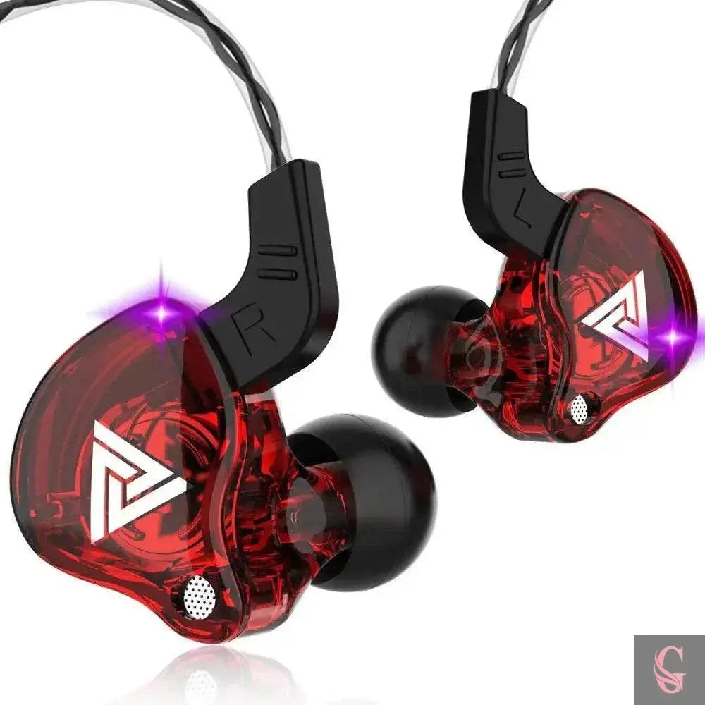 Écouteurs QKZ AK6 rouge