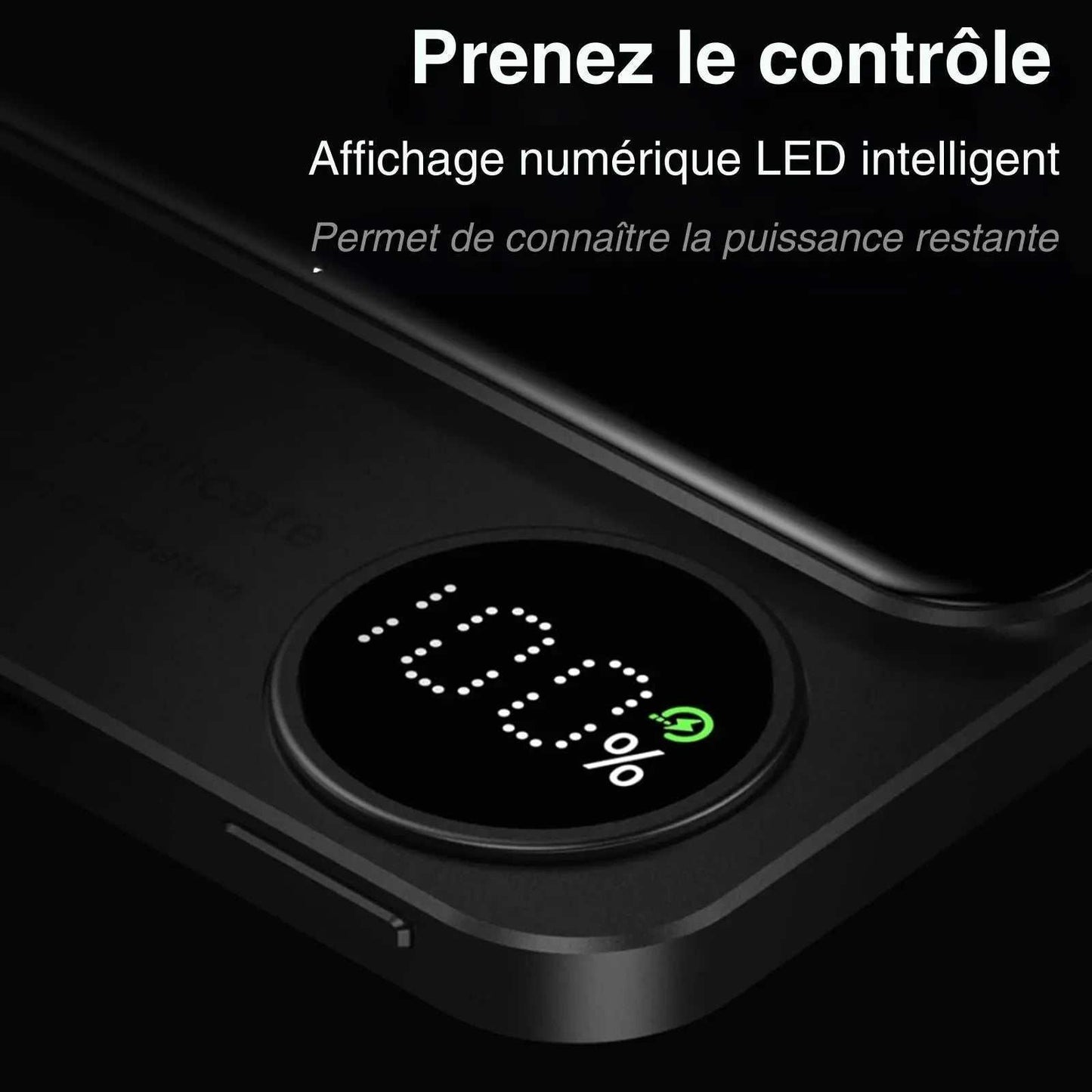 Magnetic Powerbank Doppler with LED display, 10000mAh and 20000mAh capacity, smart safety, and 2-in-1 wired and wireless charging features