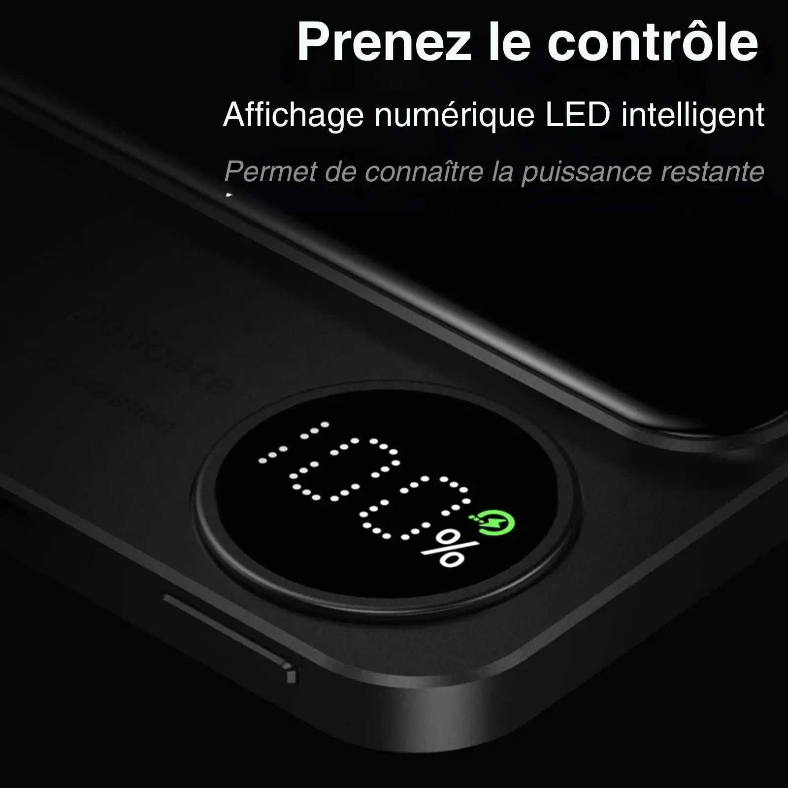 Magnetic Powerbank Doppler with LED display, 10000mAh and 20000mAh capacity, smart safety, and 2-in-1 wired and wireless charging features