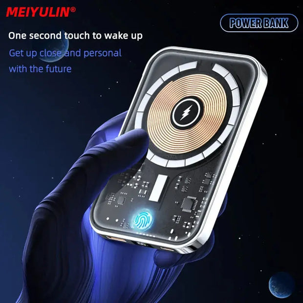 Magnetic Powerbank - Meiyulin Transparent | GoSilv Gaming