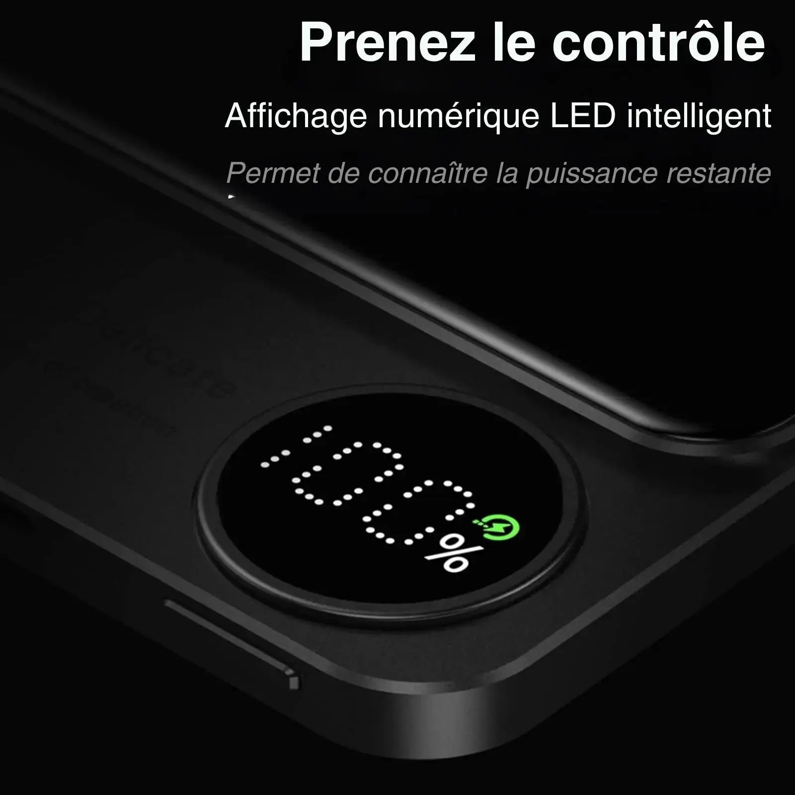 Magnetic Powerbank - Green : Énergie Infinie pour Votre Journée