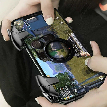 Gâchettes Pulse Trigger™ pour jeu mobile, installation Bluetooth, haute sensibilité et compatibilité avec films protection téléphone