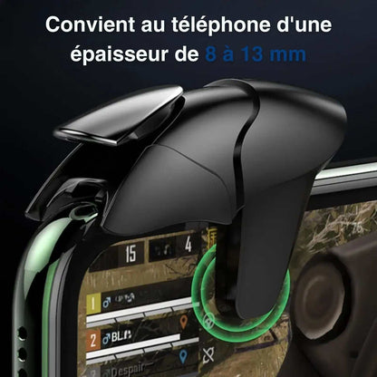 Gâchettes Pulse Trigger™ pour jeu mobile, Bluetooth, précision et confort de jeu améliorés, compatibles films protection téléphone