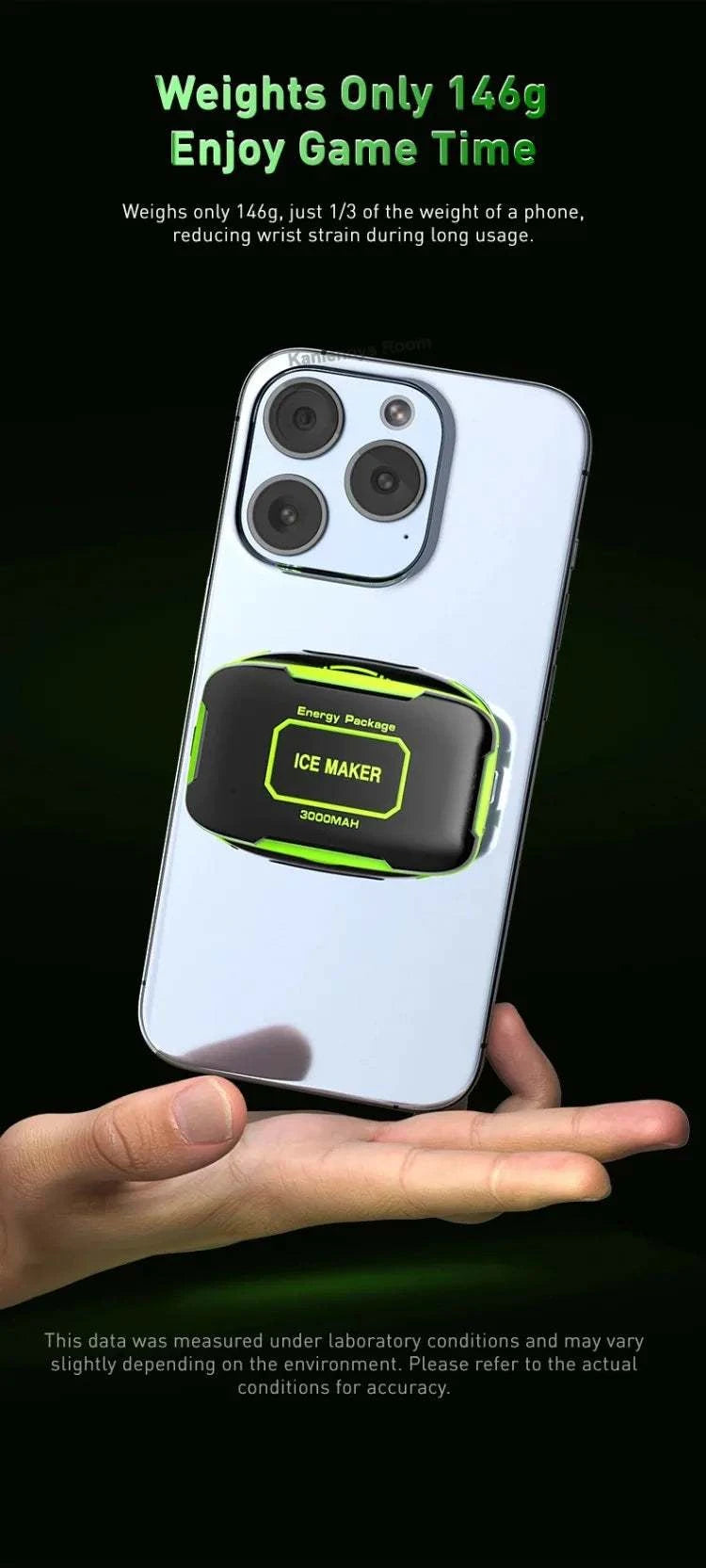 Refroidisseur JS85 — sans fil, batterie 3000 mAh