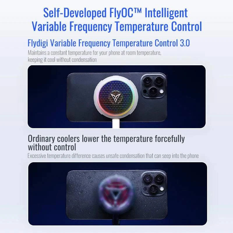 Refroidisseur Flydigi B8X / B9X — magnétique RGB