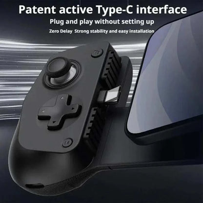 Contrôleur de jeu mobile X5L étirable avec joystick effet Hall et connexion filaire USB Type-C pour Android et iPhone 15+