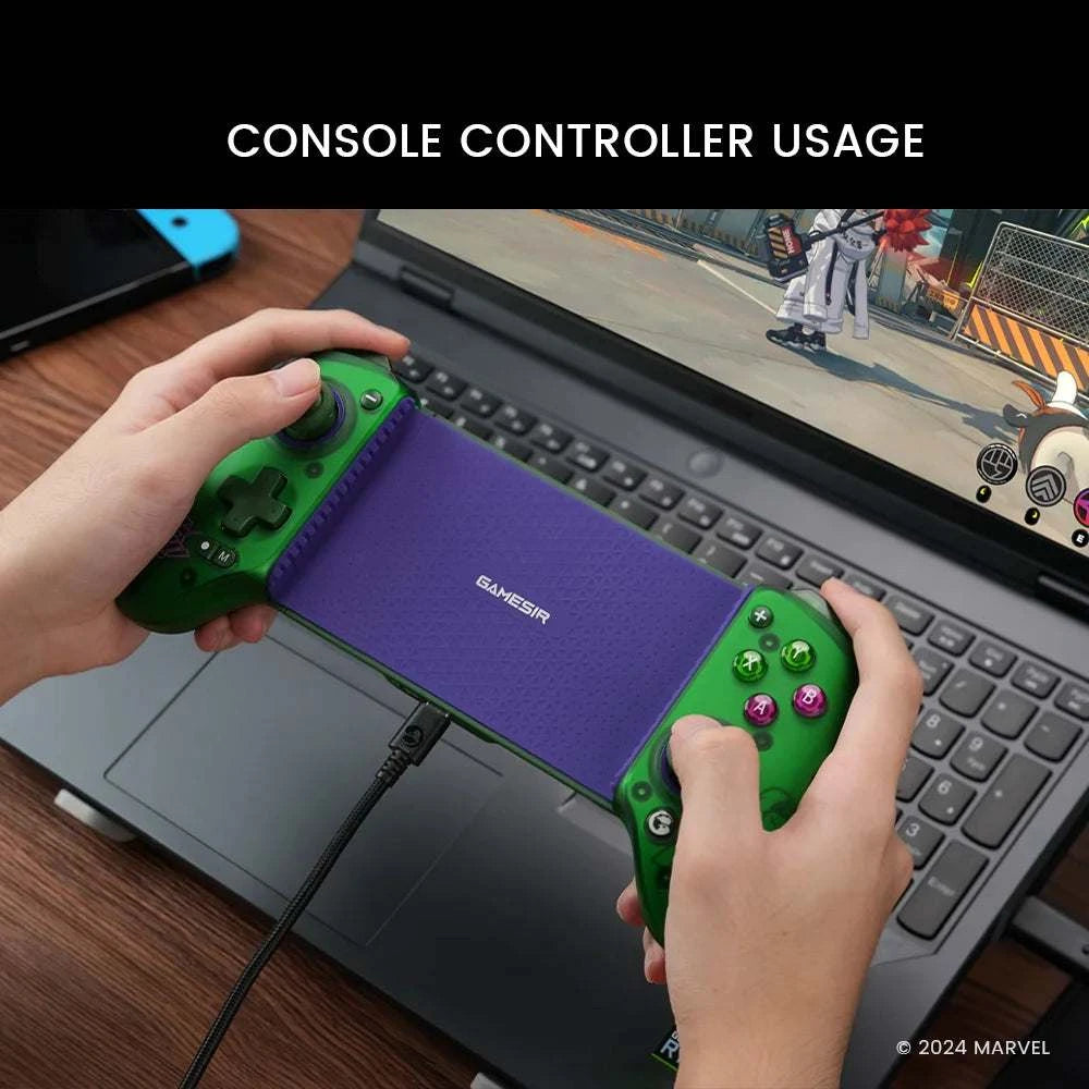 Manette de jeu GameSir G8 Plus compatible Switch, iOS, Android et PC avec Bluetooth et dongle sans fil