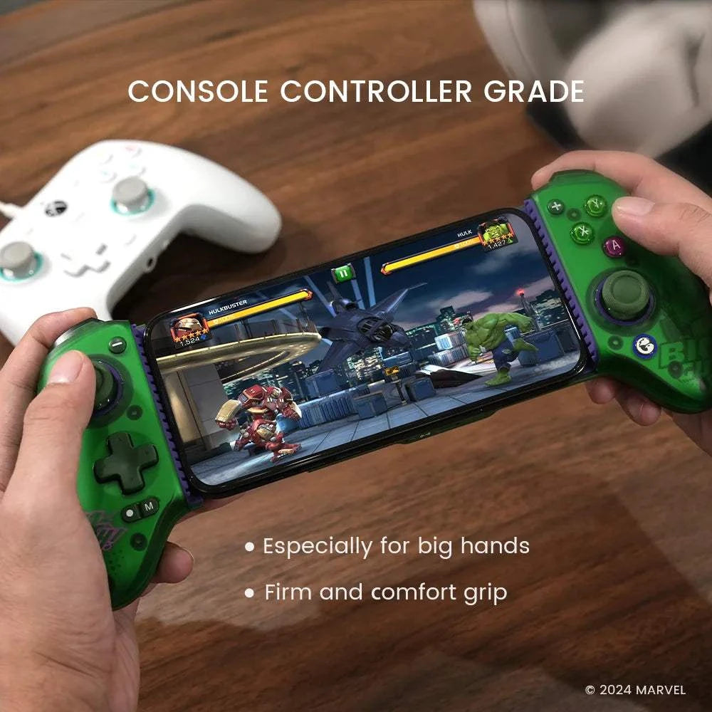Manette de jeu GameSir G8 Plus compatible mobile, tablette, Nintendo Switch et PC avec technologie Hall et vibrations réalistes.