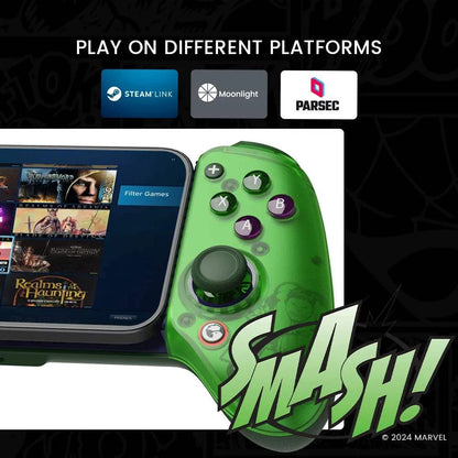 Manette GameSir G8 Plus — éditions Hulk & Thanos