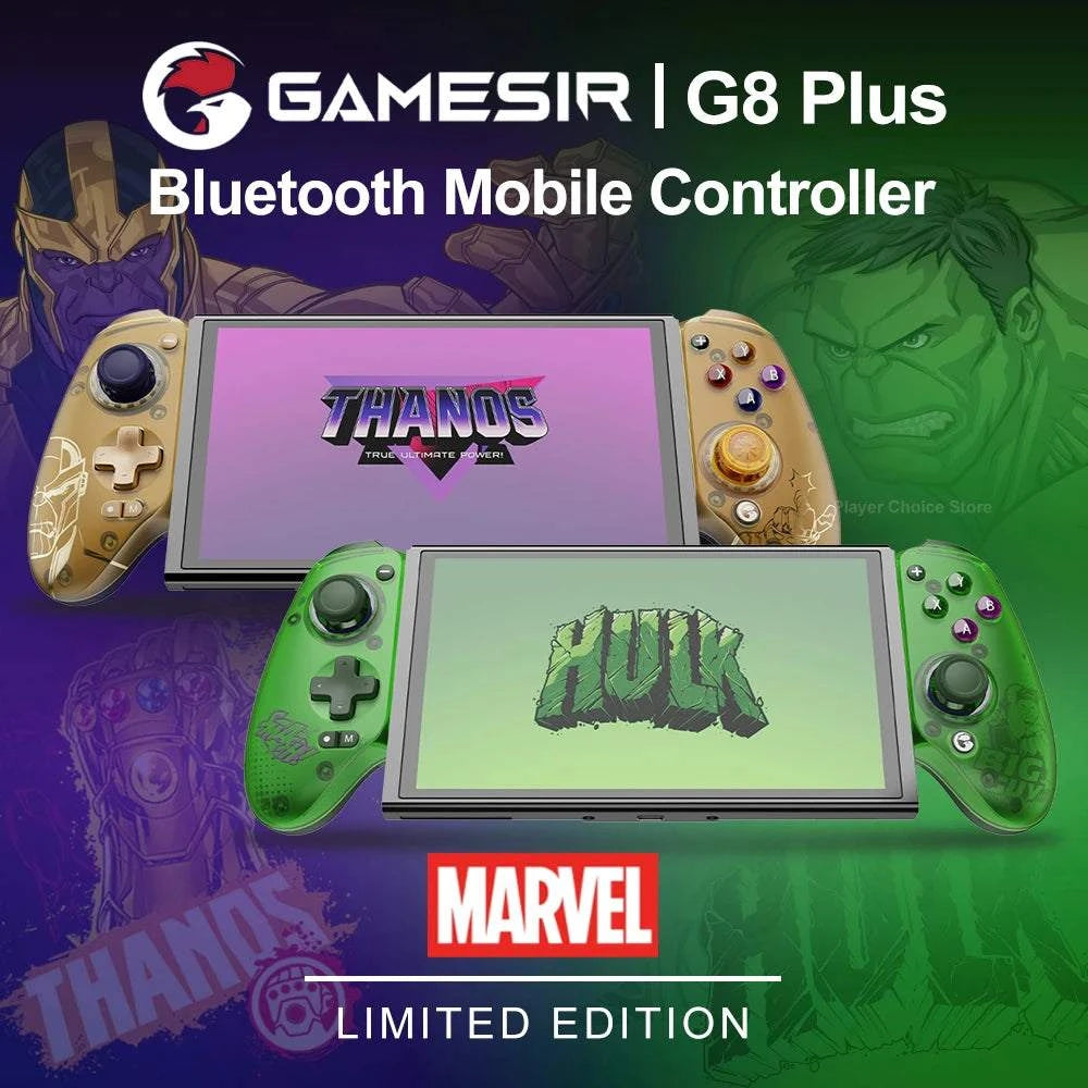 Manette GameSir G8 Plus — éditions Hulk & Thanos