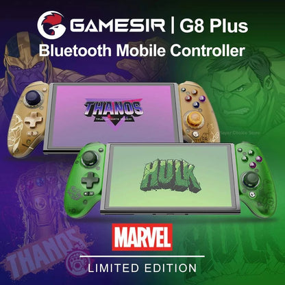 Manette GameSir G8 Plus — éditions Hulk & Thanos
