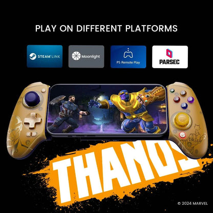 Manette GameSir G8 Plus — éditions Hulk & Thanos