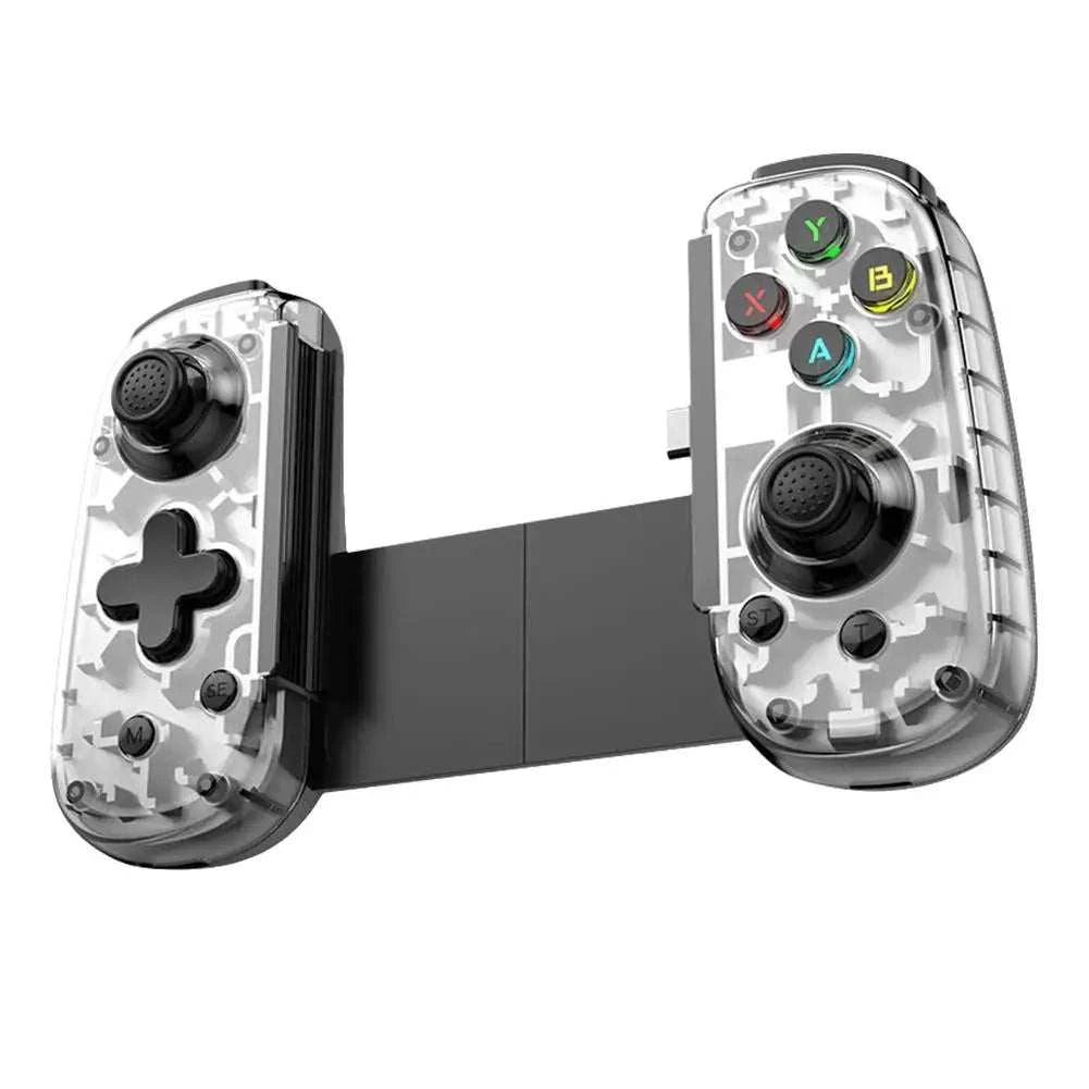 Manette de jeu D6Mini extensible noire pliable avec joystick hall et vibration
