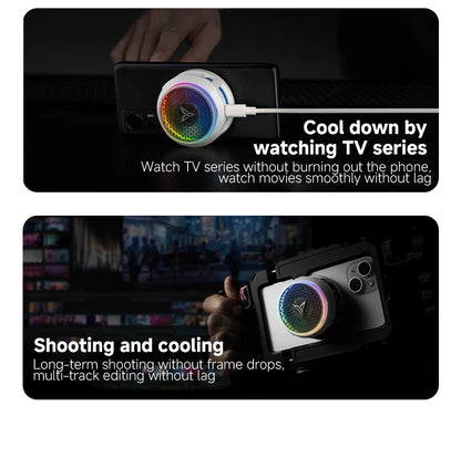 Refroidisseur Flydigi B8X / B9X — magnétique RGB