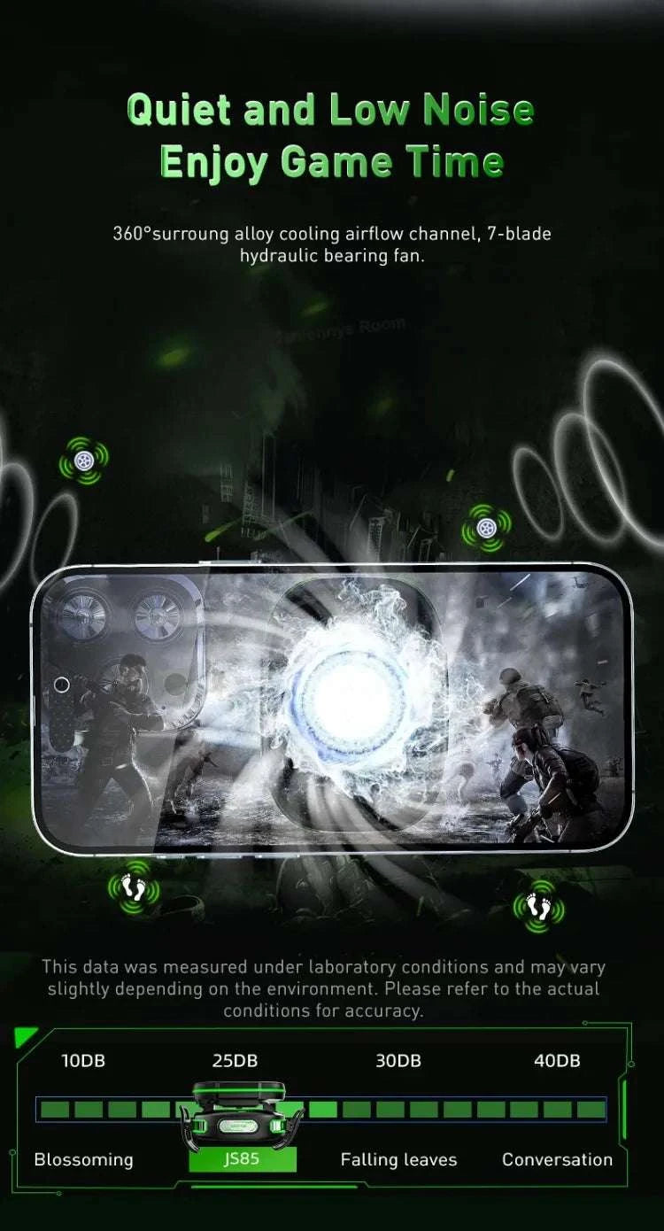 Refroidisseur JS85 — sans fil, batterie 3000 mAh