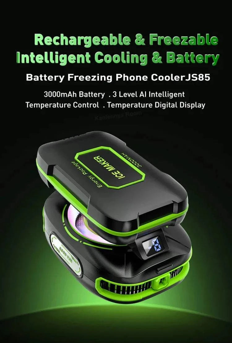 Refroidisseur JS85 — sans fil, batterie 3000 mAh