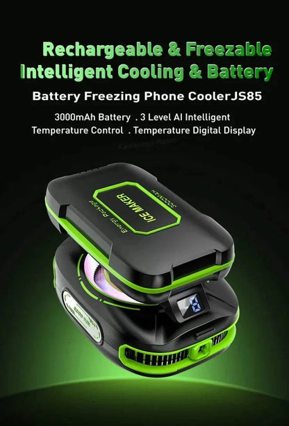 Refroidisseur JS85 — sans fil, batterie 3000 mAh